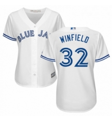 Womens Majestic Toronto Blue Jays 32 Dave Winfield Replica White Home MLB Jersey Womens Majestic Toronto Blue Jays 32 Dave Winfield Replica White Home MLB Jersey
