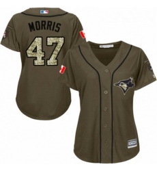 Womens Majestic Toronto Blue Jays 47 Jack Morris Authentic Green Salute to Service MLB Jersey Womens Majestic Toronto Blue Jays 47 Jack Morris Authentic Green Salute to Service MLB Jersey