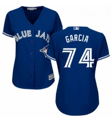 Womens Majestic Toronto Blue Jays 74 Jaime Garcia Authentic Blue Alternate MLB Jersey Womens Majestic Toronto Blue Jays 74 Jaime Garcia Authentic Blue Alternate MLB Jersey