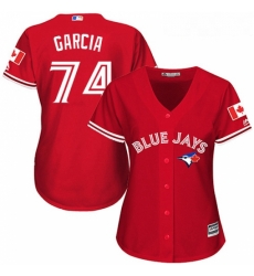 Womens Majestic Toronto Blue Jays 74 Jaime Garcia Authentic Scarlet Alternate MLB Jersey Womens Majestic Toronto Blue Jays 74 Jaime Garcia Authentic Scarlet Alternate MLB Jersey