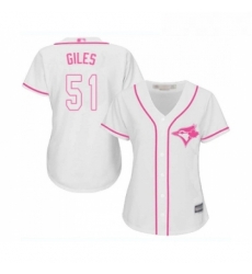 Womens Toronto Blue Jays 51 Ken Giles Replica White Fashion Cool Base Baseball Jersey Womens Toronto Blue Jays 51 Ken Giles Replica White Fashion Cool Base Baseball Jersey