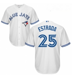 Youth Majestic Toronto Blue Jays 25 Marco Estrada Replica White Home MLB Jersey Youth Majestic Toronto Blue Jays 25 Marco Estrada Replica White Home MLB Jersey