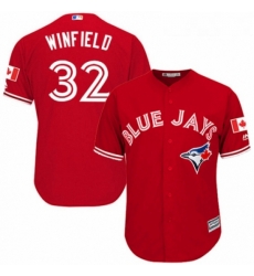 Youth Majestic Toronto Blue Jays 32 Dave Winfield Authentic Scarlet Alternate MLB Jersey Youth Majestic Toronto Blue Jays 32 Dave Winfield Authentic Scarlet Alternate MLB Jersey