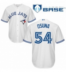 Youth Majestic Toronto Blue Jays 54 Roberto Osuna Replica White Home MLB Jersey Youth Majestic Toronto Blue Jays 54 Roberto Osuna Replica White Home MLB Jersey