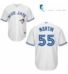 Youth Majestic Toronto Blue Jays 55 Russell Martin Authentic White Home MLB Jersey Youth Majestic Toronto Blue Jays 55 Russell Martin Authentic White Home MLB Jersey