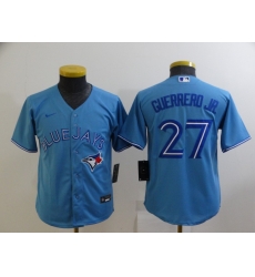 Youth Nike Toronto Blue Jays #27 Vladimir Guerrero Jr. Blue Stitched Baseball Jersey Youth Nike Toronto Blue Jays #27 Vladimir Guerrero Jr. Blue Stitched Baseball Jersey