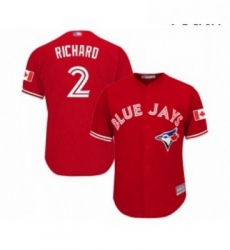 Youth Toronto Blue Jays 2 Clayton Richard Replica Scarlet Alternate Baseball Jersey Youth Toronto Blue Jays 2 Clayton Richard Replica Scarlet Alternate Baseball Jersey