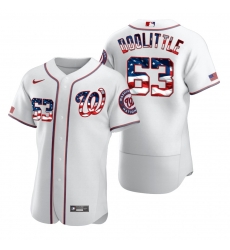 Men Washington Nationals 63 Sean Doolittle Men Nike White Fluttering USA Flag Limited Edition Flex Base MLB Jersey Men Washington Nationals 63 Sean Doolittle Men Nike White Fluttering USA Flag Limited Edition Flex Base MLB Jersey