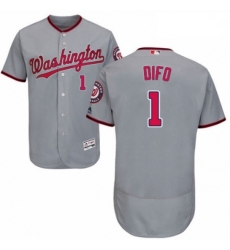 Mens Majestic Washington Nationals 1 Wilmer Difo Grey Road Flex Base Authentic Collection MLB Jersey Mens Majestic Washington Nationals 1 Wilmer Difo Grey Road Flex Base Authentic Collection MLB Jersey