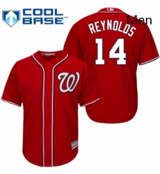 Mens Majestic Washington Nationals 14 Mark Reynolds Replica Red Alternate 1 Cool Base MLB Jersey Mens Majestic Washington Nationals 14 Mark Reynolds Replica Red Alternate 1 Cool Base MLB Jersey