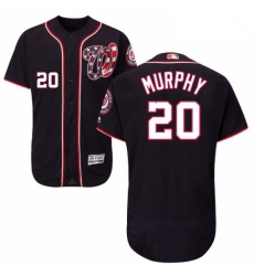 Mens Majestic Washington Nationals 20 Daniel Murphy Navy Blue Alternate Flex Base Authentic Collection MLB Jersey Mens Majestic Washington Nationals 20 Daniel Murphy Navy Blue Alternate Flex Base Authentic Collection MLB Jersey