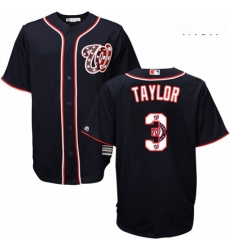 Mens Majestic Washington Nationals 3 Michael Taylor Authentic Navy Blue Team Logo Fashion Cool Base MLB Jersey Mens Majestic Washington Nationals 3 Michael Taylor Authentic Navy Blue Team Logo Fashion Cool Base MLB Jersey