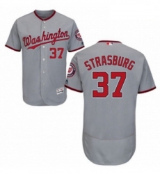 Mens Majestic Washington Nationals 37 Stephen Strasburg Grey Road Flex Base Authentic Collection MLB Jersey Mens Majestic Washington Nationals 37 Stephen Strasburg Grey Road Flex Base Authentic Collection MLB Jersey