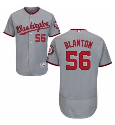 Mens Majestic Washington Nationals 56 Joe Blanton Grey Flexbase Authentic Collection MLB Jersey Mens Majestic Washington Nationals 56 Joe Blanton Grey Flexbase Authentic Collection MLB Jersey