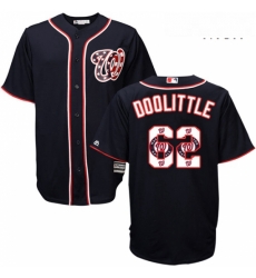 Mens Majestic Washington Nationals 62 Sean Doolittle Authentic Navy Blue Team Logo Fashion Cool Base MLB Jersey Mens Majestic Washington Nationals 62 Sean Doolittle Authentic Navy Blue Team Logo Fashion Cool Base MLB Jersey