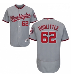 Mens Majestic Washington Nationals 62 Sean Doolittle Grey Flexbase Authentic Collection MLB Jersey Mens Majestic Washington Nationals 62 Sean Doolittle Grey Flexbase Authentic Collection MLB Jersey