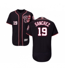 Mens Washington Nationals 19 Anibal Sanchez Navy Blue Alternate Flex Base Authentic Collection Baseball Jersey Mens Washington Nationals 19 Anibal Sanchez Navy Blue Alternate Flex Base Authentic Collection Baseball Jersey