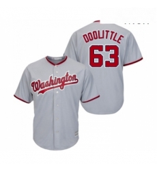 Mens Washington Nationals 63 Sean Doolittle Replica Grey Road Cool Base Baseball Jersey Mens Washington Nationals 63 Sean Doolittle Replica Grey Road Cool Base Baseball Jersey