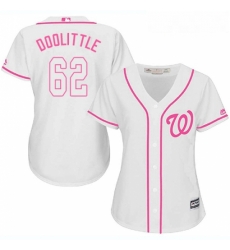 Womens Majestic Washington Nationals 62 Sean Doolittle Replica White Fashion Cool Base MLB Jersey Womens Majestic Washington Nationals 62 Sean Doolittle Replica White Fashion Cool Base MLB Jersey