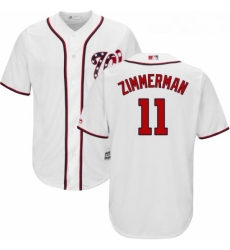 Youth Majestic Washington Nationals 11 Ryan Zimmerman Replica White Home Cool Base MLB Jersey Youth Majestic Washington Nationals 11 Ryan Zimmerman Replica White Home Cool Base MLB Jersey
