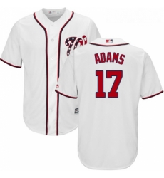 Youth Majestic Washington Nationals 17 Matt Adams Authentic White Home Cool Base MLB Jersey Youth Majestic Washington Nationals 17 Matt Adams Authentic White Home Cool Base MLB Jersey