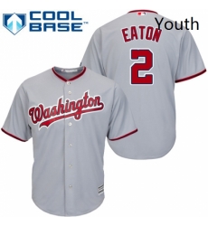 Youth Majestic Washington Nationals 2 Adam Eaton Replica Grey Road Cool Base MLB Jersey Youth Majestic Washington Nationals 2 Adam Eaton Replica Grey Road Cool Base MLB Jersey