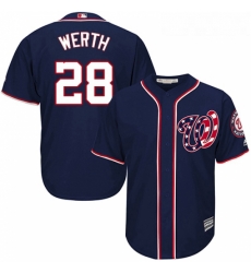 Youth Majestic Washington Nationals 28 Jayson Werth Authentic Navy Blue Alternate 2 Cool Base MLB Jersey Youth Majestic Washington Nationals 28 Jayson Werth Authentic Navy Blue Alternate 2 Cool Base MLB Jersey