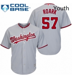 Youth Majestic Washington Nationals 57 Tanner Roark Authentic Grey Road Cool Base MLB Jersey Youth Majestic Washington Nationals 57 Tanner Roark Authentic Grey Road Cool Base MLB Jersey