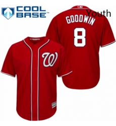 Youth Majestic Washington Nationals 8 Brian Goodwin Authentic Red Alternate 1 Cool Base MLB Jersey Youth Majestic Washington Nationals 8 Brian Goodwin Authentic Red Alternate 1 Cool Base MLB Jersey