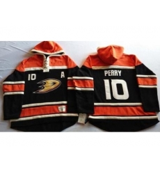 Anaheim Ducks 10 Corey Perry Black Sawyer Hooded Sweatshirt Stitched NHL Jersey Anaheim Ducks 10 Corey Perry Black Sawyer Hooded Sweatshirt Stitched NHL Jersey