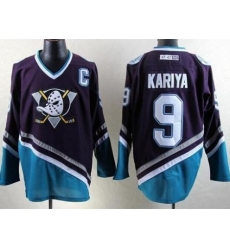 Anaheim Ducks #9 Paul Kariya Purple Turquoise CCM Throwback Stitched NHL Jersey Anaheim Ducks #9 Paul Kariya Purple Turquoise CCM Throwback Stitched NHL Jersey