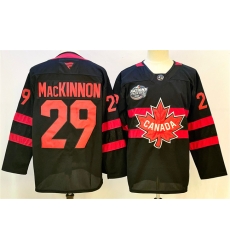 Men Canada 29 Nathan MacKinnon Black 2025 4 Nations Face Off Premium Stitched Jersey Men Canada 29 Nathan MacKinnon Black 2025 4 Nations Face Off Premium Stitched Jersey