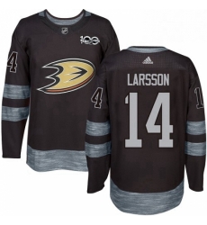 Mens Adidas Anaheim Ducks 14 Jacob Larsson Premier Black 1917 2017 100th Anniversary NHL Jersey Mens Adidas Anaheim Ducks 14 Jacob Larsson Premier Black 1917 2017 100th Anniversary NHL Jersey