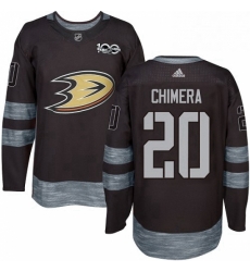 Mens Adidas Anaheim Ducks 20 Jason Chimera Authentic Black 1917 2017 100th Anniversary NHL Jersey Mens Adidas Anaheim Ducks 20 Jason Chimera Authentic Black 1917 2017 100th Anniversary NHL Jersey