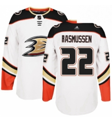 Mens Adidas Anaheim Ducks 22 Dennis Rasmussen Authentic White Away NHL Jersey Mens Adidas Anaheim Ducks 22 Dennis Rasmussen Authentic White Away NHL Jersey