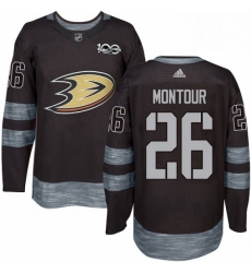 Mens Adidas Anaheim Ducks 26 Brandon Montour Premier Black 1917 2017 100th Anniversary NHL Jersey Mens Adidas Anaheim Ducks 26 Brandon Montour Premier Black 1917 2017 100th Anniversary NHL Jersey
