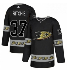 Mens Adidas Anaheim Ducks 37 Nick Ritchie Premier Black Team Logo Fashion NHL Jersey Mens Adidas Anaheim Ducks 37 Nick Ritchie Premier Black Team Logo Fashion NHL Jersey