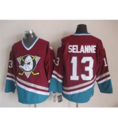 NHL Anaheim Ducks #13 Selanne red jerseys restore ancient ways NHL Anaheim Ducks #13 Selanne red jerseys restore ancient ways