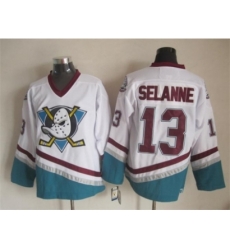 NHL Anaheim Ducks #13 Selanne white jerseys restore ancient ways NHL Anaheim Ducks #13 Selanne white jerseys restore ancient ways