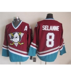 NHL Anaheim Ducks #8 Teemu Selanne red jerseys restore ancient ways NHL Anaheim Ducks #8 Teemu Selanne red jerseys restore ancient ways