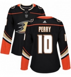 Womens Adidas Anaheim Ducks 10 Corey Perry Authentic Black Home NHL Jersey Womens Adidas Anaheim Ducks 10 Corey Perry Authentic Black Home NHL Jersey
