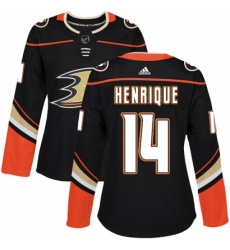 Womens Adidas Anaheim Ducks 14 Adam Henrique Authentic Black Home NHL Jersey Womens Adidas Anaheim Ducks 14 Adam Henrique Authentic Black Home NHL Jersey