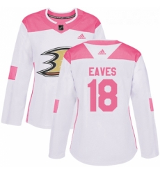 Womens Adidas Anaheim Ducks 18 Patrick Eaves Authentic WhitePink Fashion NHL Jersey Womens Adidas Anaheim Ducks 18 Patrick Eaves Authentic WhitePink Fashion NHL Jersey