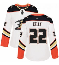 Womens Adidas Anaheim Ducks 22 Chris Kelly Authentic White Away NHL Jerse Womens Adidas Anaheim Ducks 22 Chris Kelly Authentic White Away NHL Jerse