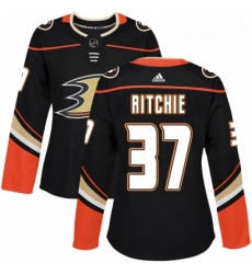 Womens Adidas Anaheim Ducks 37 Nick Ritchie Authentic Black Home NHL Jersey Womens Adidas Anaheim Ducks 37 Nick Ritchie Authentic Black Home NHL Jersey
