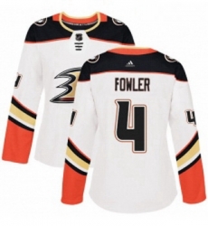 Womens Adidas Anaheim Ducks 4 Cam Fowler Authentic White Away NHL Jersey Womens Adidas Anaheim Ducks 4 Cam Fowler Authentic White Away NHL Jersey