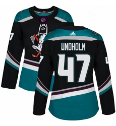 Womens Adidas Anaheim Ducks 47 Hampus Lindholm Authentic Black Teal Third NHL Jersey Womens Adidas Anaheim Ducks 47 Hampus Lindholm Authentic Black Teal Third NHL Jersey