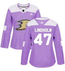 Womens Adidas Anaheim Ducks 47 Hampus Lindholm Authentic Purple Fights Cancer Practice NHL Jersey Womens Adidas Anaheim Ducks 47 Hampus Lindholm Authentic Purple Fights Cancer Practice NHL Jersey