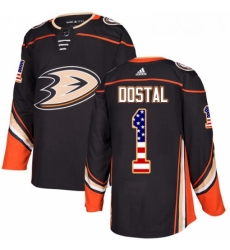Youth Adidas Anaheim Ducks 1 Lukas Dostal Authentic Black USA Flag Fashion NHL Jersey Youth Adidas Anaheim Ducks 1 Lukas Dostal Authentic Black USA Flag Fashion NHL Jersey