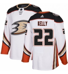 Youth Adidas Anaheim Ducks 22 Chris Kelly Authentic White Away NHL Jerse Youth Adidas Anaheim Ducks 22 Chris Kelly Authentic White Away NHL Jerse